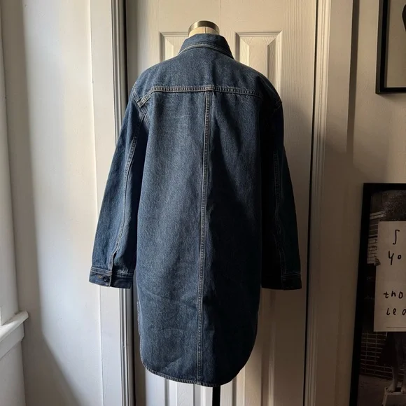 Madewell Denim Oversized Chore Coat in Laurelton Wash - Picture 7 of 8